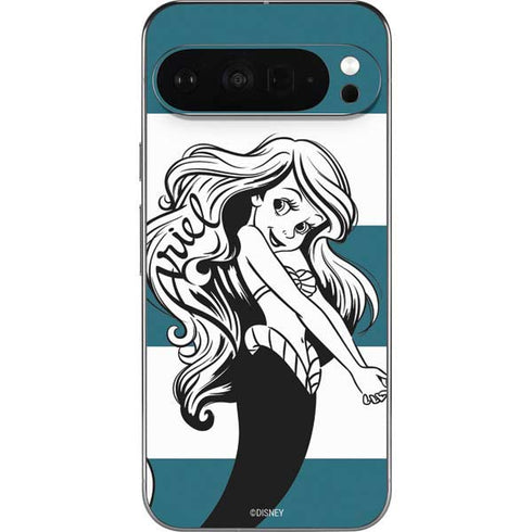 Disney The Little Mermaid Ariel Stripes Pixel 9 Pro XL Skin